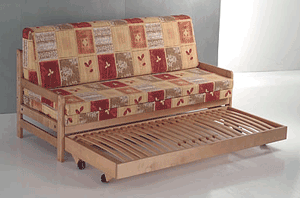 divano-letto in legno jolly